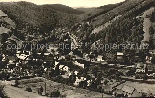 Mellenbach Glasbach Panorama Sommerfrische Thueringer Wald Kat. Mellenbach Glasbach