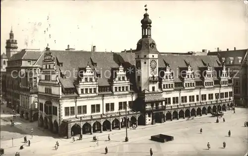 Leipzig Altes Rathaus Messestadt Kat. Leipzig