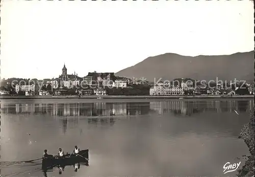 Hendaye Pyrenees Atlantiques Vue generale de Fontarabie Espagne Kat. Hendaye