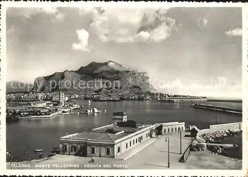 Palermo Sicilia Monte Pellegrino veduta del Porto Kat. Palermo