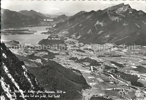 Bad Ischl Salzkammergut Blick von Katrin Alpe Tal der Ischl Alpenpanorama Kat. Bad Ischl