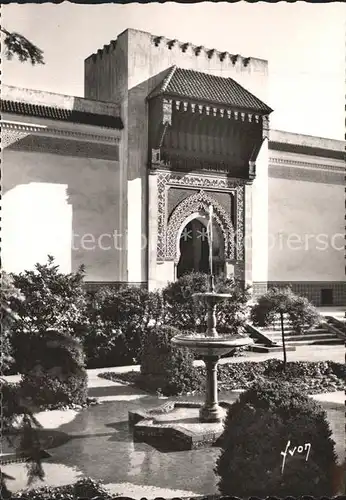 Paris Institut Musulman Cour d honneur Kat. Paris