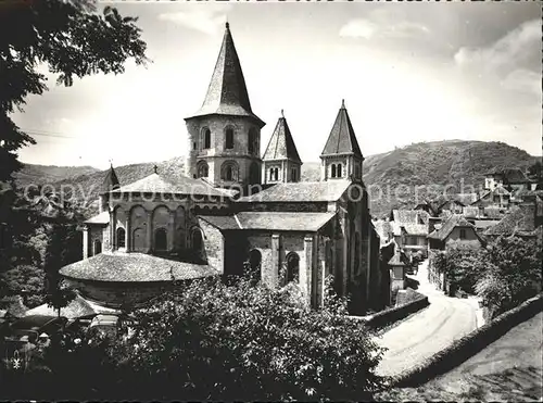 Conques Aveyron Eglise Sainte Foy XII siecle Le Chevet