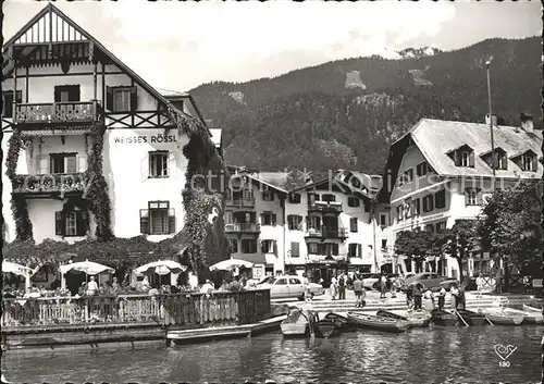 St Wolfgang Salzkammergut Hotel Weisses Roessl und Marktplatz Wolfgangsee Kat. St. Wolfgang im Salzkammergut