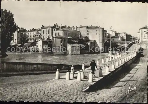 Mont de Marsan Les quais sur la Douze Kat. Mont de Marsan