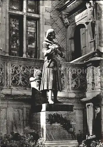 Orleans Loiret Cour de l Hotel de Ville Jeanne d Arc Statue