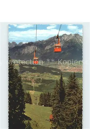 Igls Tirol Patscherkofelbahn Panorama mit Zugspitze Kat. Innsbruck