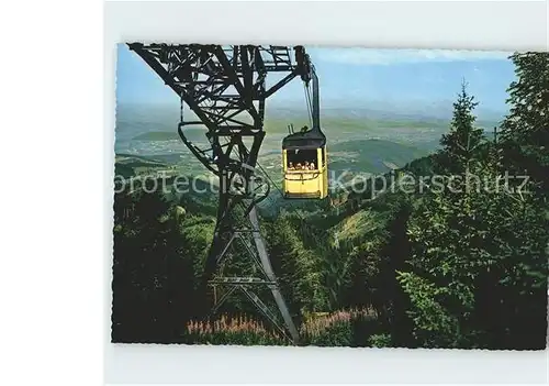 Freiburg Breisgau Schwebebahn zum Schauinsland Kat. Freiburg im Breisgau