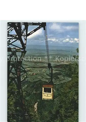 Freiburg Breisgau Schauinsland Bergbahn Panorama Rheintal Kat. Freiburg im Breisgau