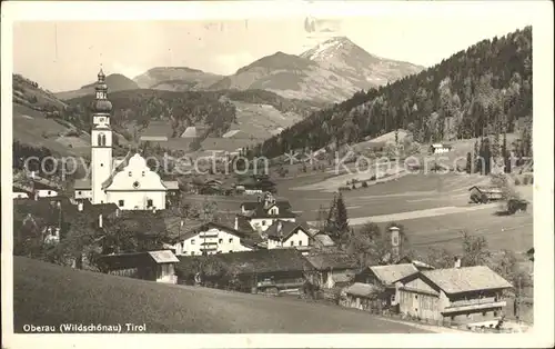 Oberau Tirol Ortsansicht Kat. Wildschoenau