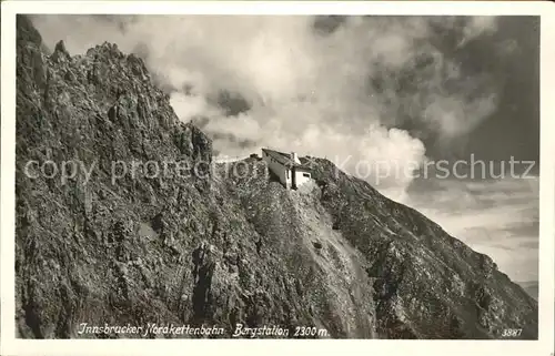 Innsbruck Innsbrucker Nordkettenbahn Bergstation Kat. Innsbruck