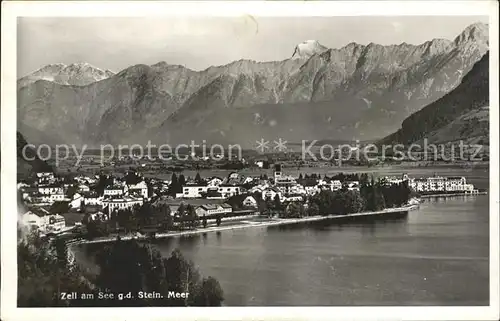 Zell See Stein Meer Kat. Zell am See