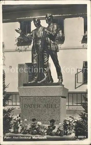 Mariazell Steiermark Pater Abel Denkmal Kat. Mariazell