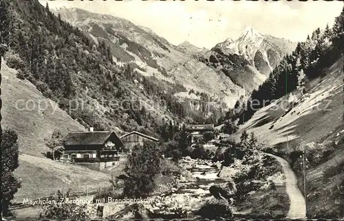 Mayrhofen Zillertal Zellergrund Brandbergkolm Kat. Mayrhofen