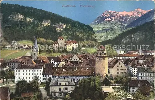 Feldkirch Vorarlberg Teilansicht Kat. Feldkirch