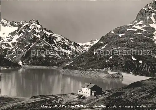 Galtuer Tirol Alpengasthof Piz Buin Silvrettastausee Kat. Galtuer