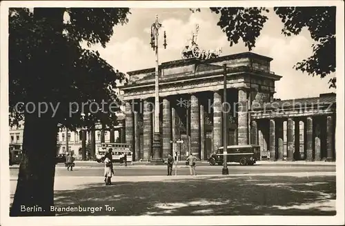 Berlin Brandenburger Tor Kat. Berlin