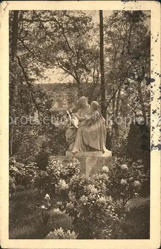 Berlin Volkslied im Tiergarten Monument Kat. Berlin