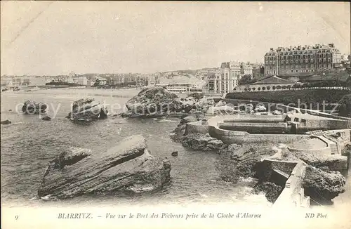 Biarritz Pyrenees Atlantiques Port des Pecheurs Kat. Biarritz