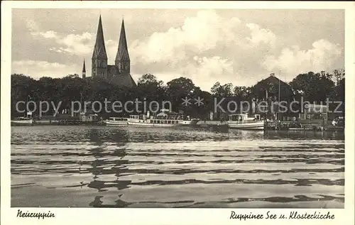 Neuruppin Ruppiner See Klosterkirche Kat. Neuruppin