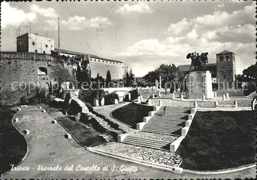 Trieste Piazzale del Castello di S. Giusto Kat. Trieste