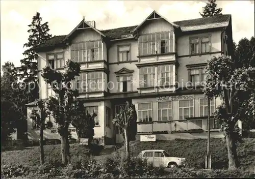 Tabarz Hotel Fossmann Kat. Tabarz Thueringer Wald