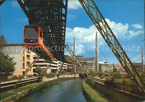 Wuppertal Barmen Alter Markt Schwebebahn Kat. Wuppertal