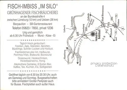 Lueneburg Fisch Imbiss im Silo Uelzen Kat. Lueneburg