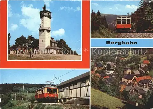Oberweissbach Bergbahn Froebelturm Kat. Oberweissbach