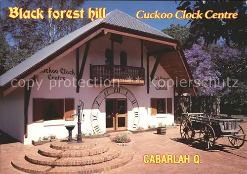 New England Black Forest Hill Cuckoo Clock Centre Kat. New England