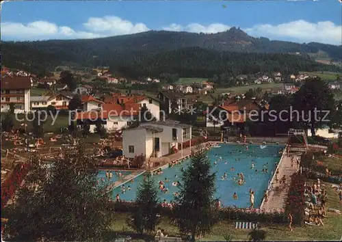 Bodenmais Schwimmbad mit Silberberg Kat. Bodenmais