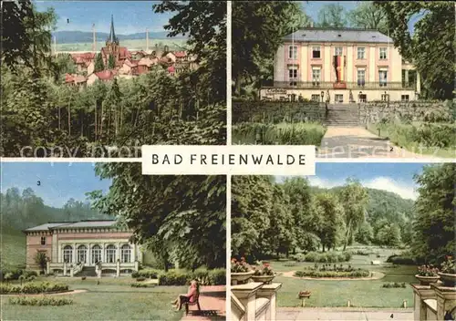 Bad Freienwalde Puschkinhaus Kurhaus Kurpark Kat. Bad Freienwalde