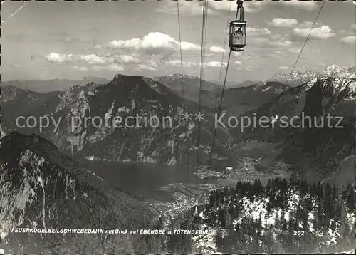 Ebensee Oberoesterreich Feuerkogelseilbahn  Kat. Ebensee Salzkammergut