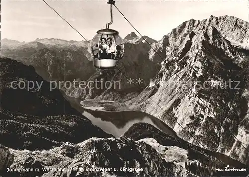 Watzmann Jennerseilbahn Koenigsee Kat. Berchtesgaden