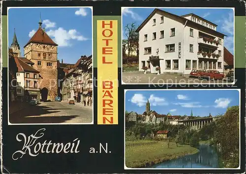 Rottweil Neckar Hotel Baeren Kat. Rottweil