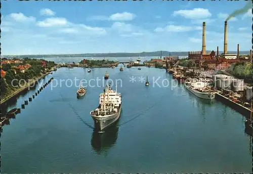 Kiel Nord Ostsee Kanal Holtenauer Schleuse Kat. Kiel