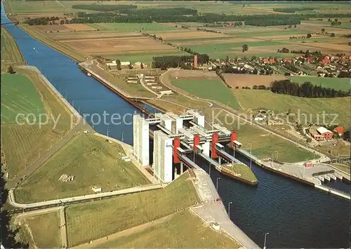 Scharnebeck Lueneburg Fliegeraufnahme Schiffshebewerk Kat. Scharnebeck