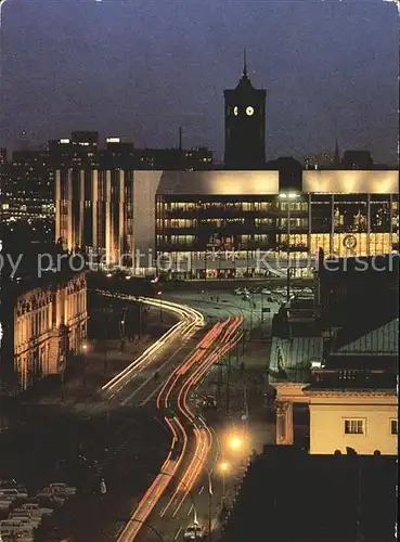 Berlin Palast der Republik bei Nacht Kat. Berlin