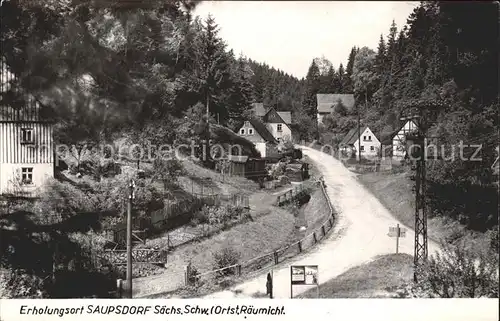 Saupsdorf Ortsteil Raeumicht Kat. Kirnitzschtal