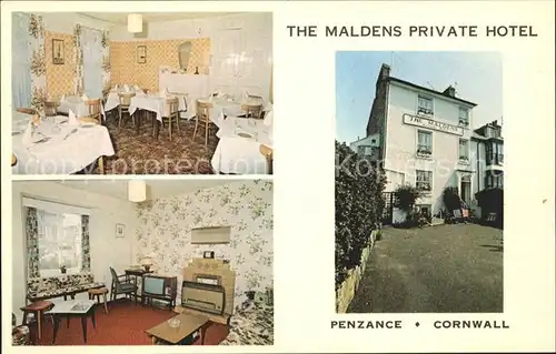 Penzance Penwith The Maldens Private Hotel  Kat. Penwith