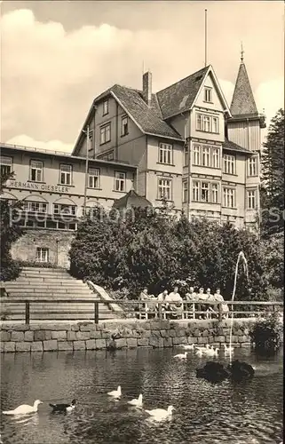 Schierke Harz FDGB Erholungsheim Hermann Gieseler Enten / Schierke Brocken /Harz LKR