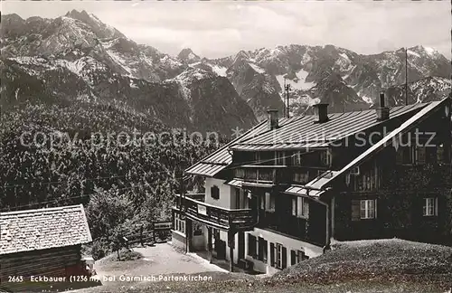 Garmisch Partenkirchen Eckbauer  Kat. Garmisch Partenkirchen