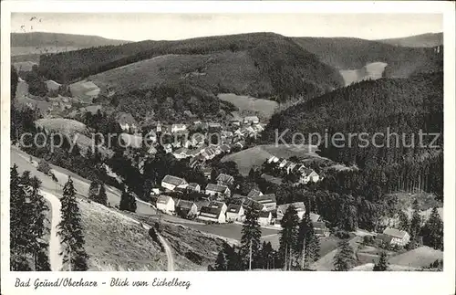 Bad Grund Harz Blick vom Eichelberg Kat. Bad Grund (Harz)