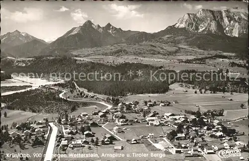 Kruen Wetterstein Arnspitze Tiroler Berge Kat. Kruen