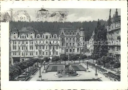 Marienbad Tschechien Boehmen Schillerplatz Kat. Marianske Lazne