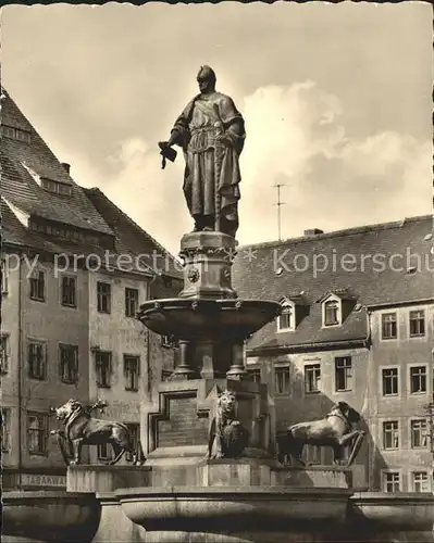 Freiberg Sachsen Denkmal Otto Reichen Obermarkt Kat. Freiberg