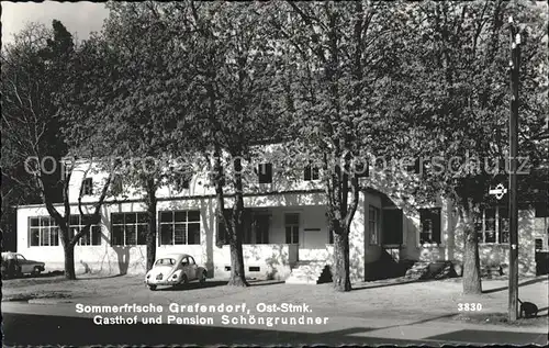 Grafendorf Hartberg Gasthof Pension Schoengrundner Kat. Grafendorf bei Hartberg
