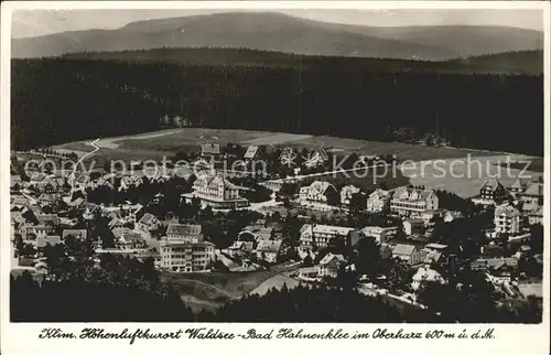 Hahnenklee Bockswiese Harz Panorama Kat. Goslar