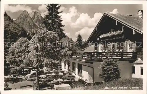 Garmisch Partenkirchen Aule Alm Kat. Garmisch Partenkirchen