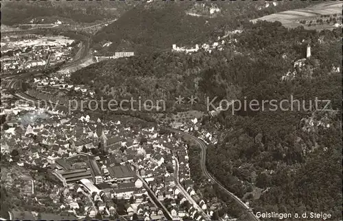 Geislingen Steige Fliegeraufnahme Kat. Geislingen an der Steige